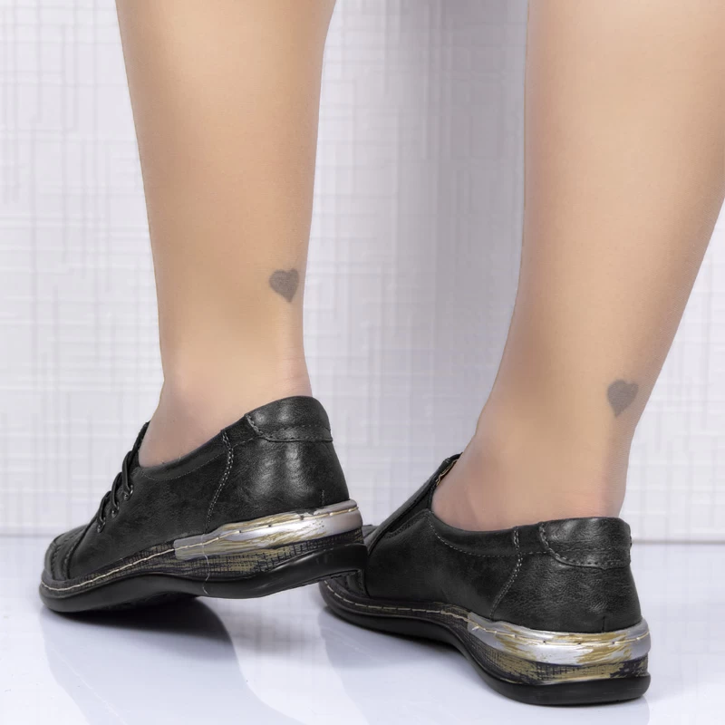 Обувки 9529-9 black/grey