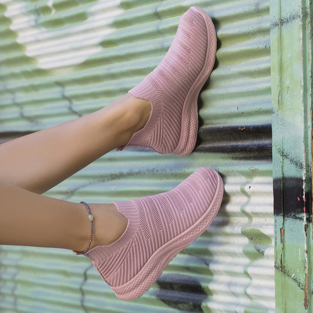 Спортни маратонки D191 pink