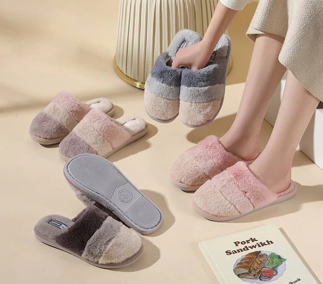 Дамски пантофи 8007 L.pink