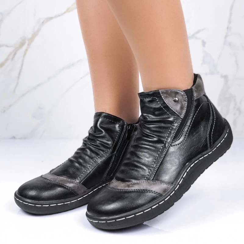 Casual γυναικείες μπότες 9615 black