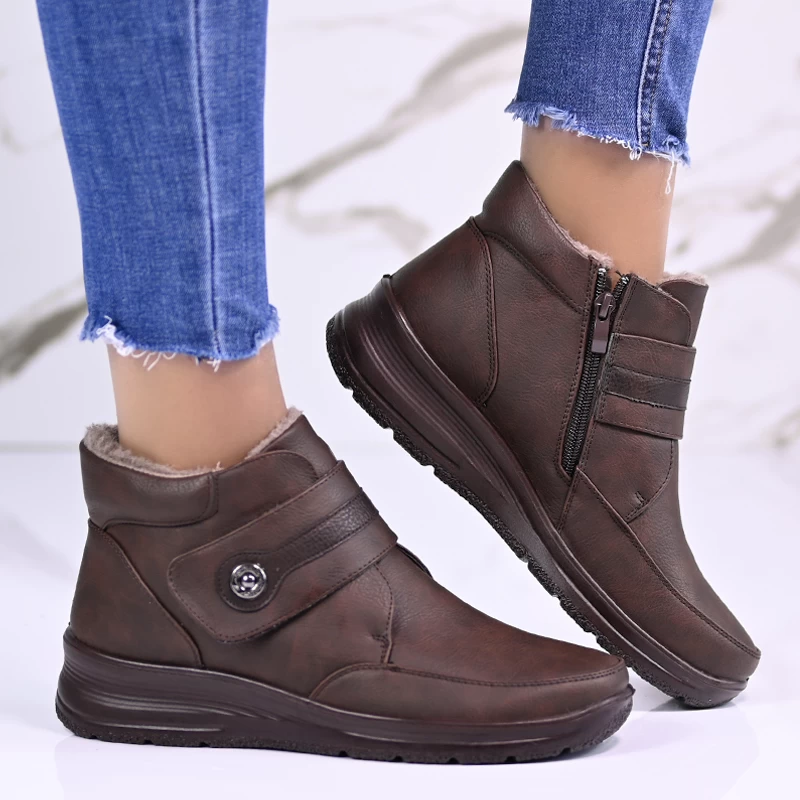 Ежедневни дамски боти B1034-2 Brown