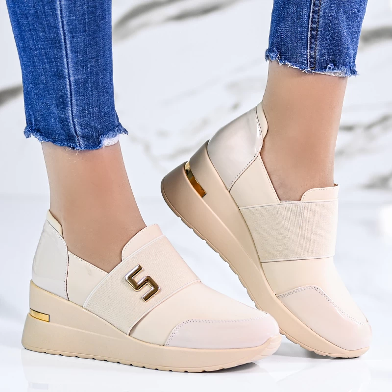 Елегантни дамски обувки A4312-2 Beige