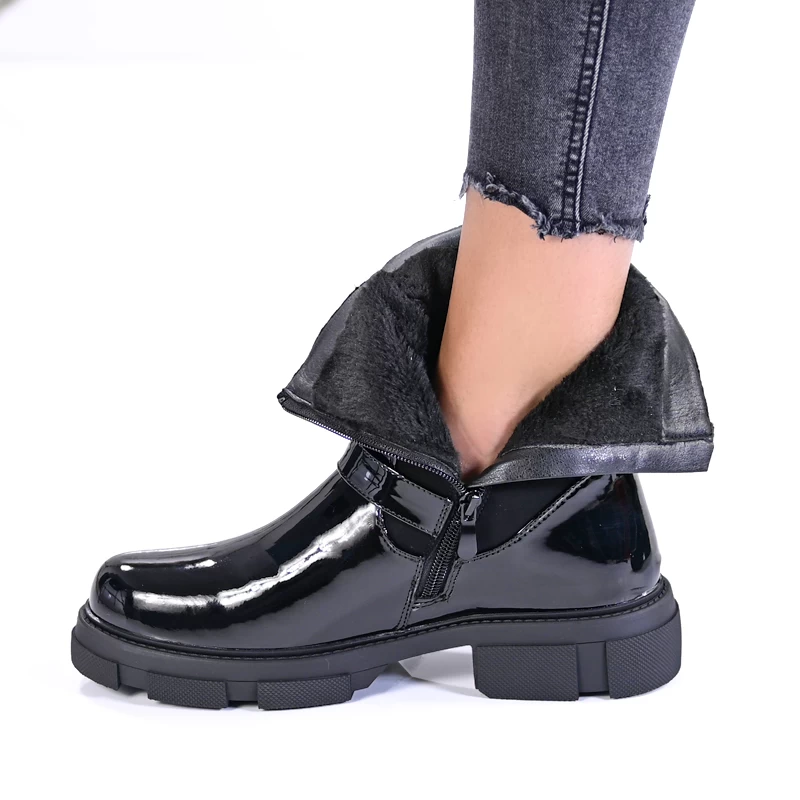 Ženski škornji B5605-1 Black