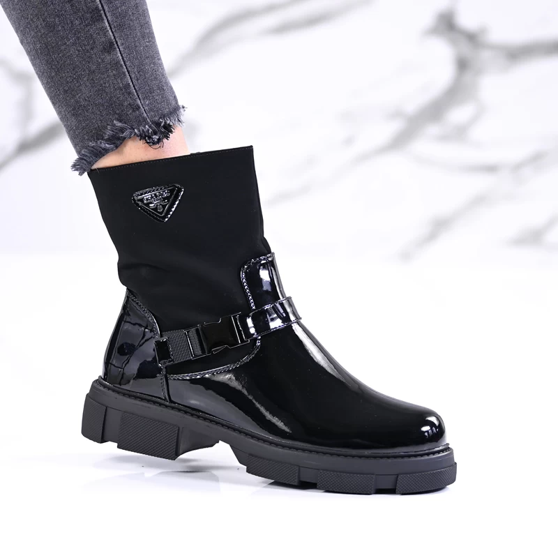 Ženski škornji B5605-1 Black
