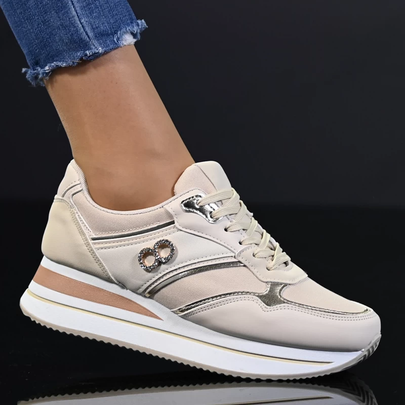 Спортни маратонки D2339-3 Beige