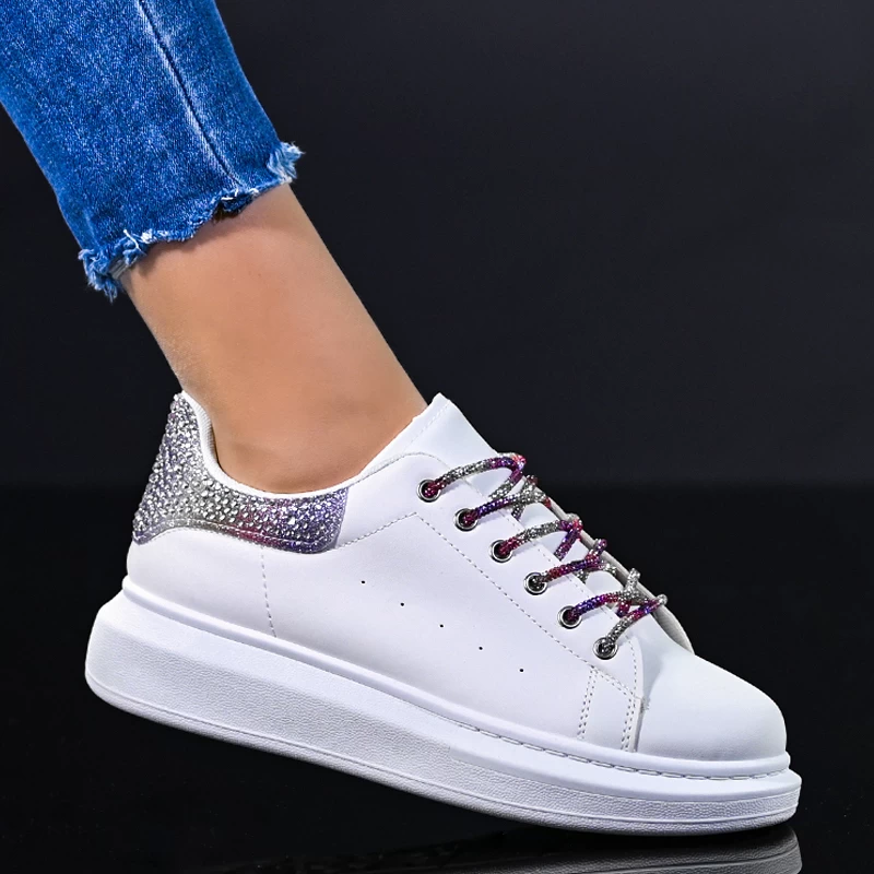 Сникърси D2246-5 White/pink