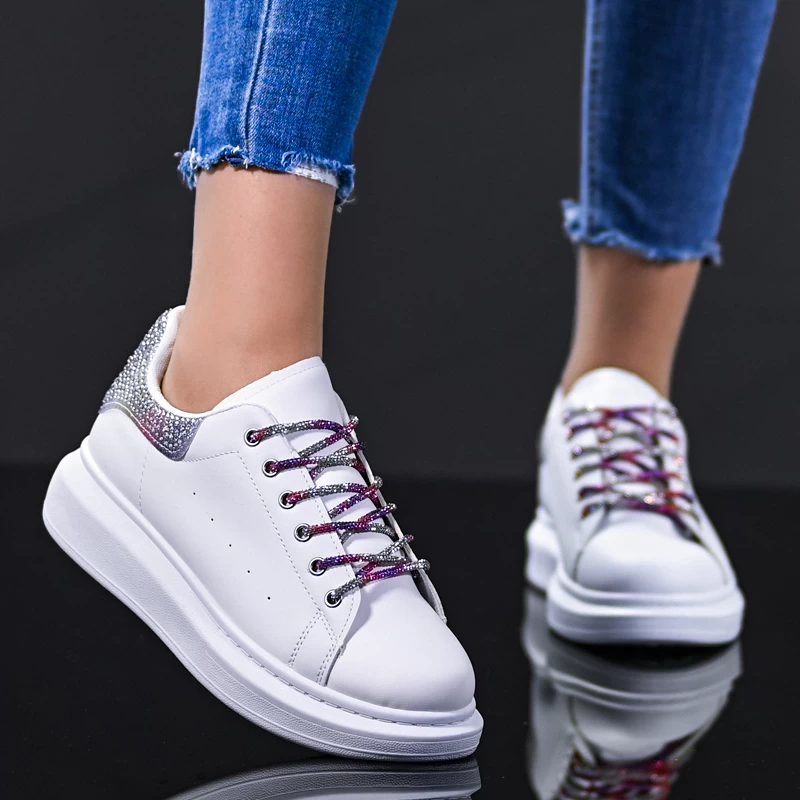 Сникърси D2246-5 White/pink