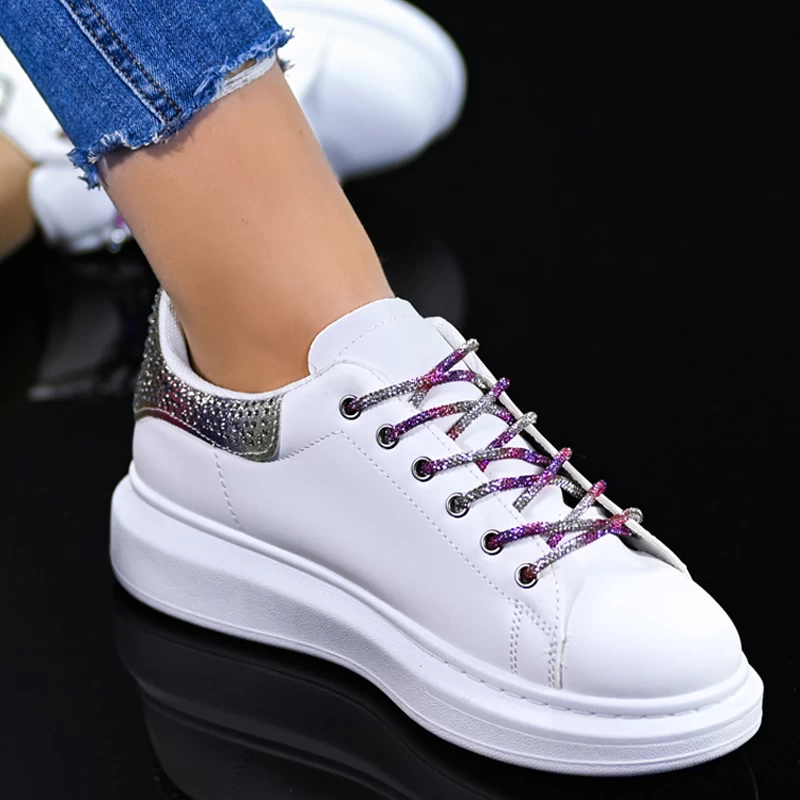 Сникърси D2246-5 White/pink