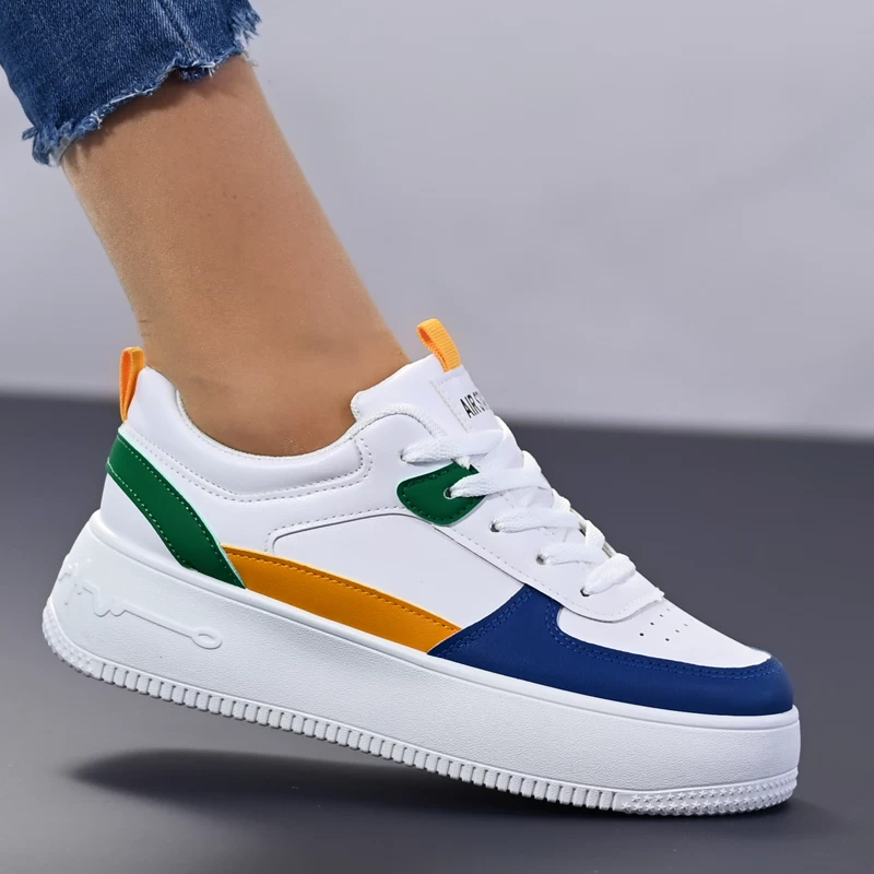 Сникърси W210053 White/green
