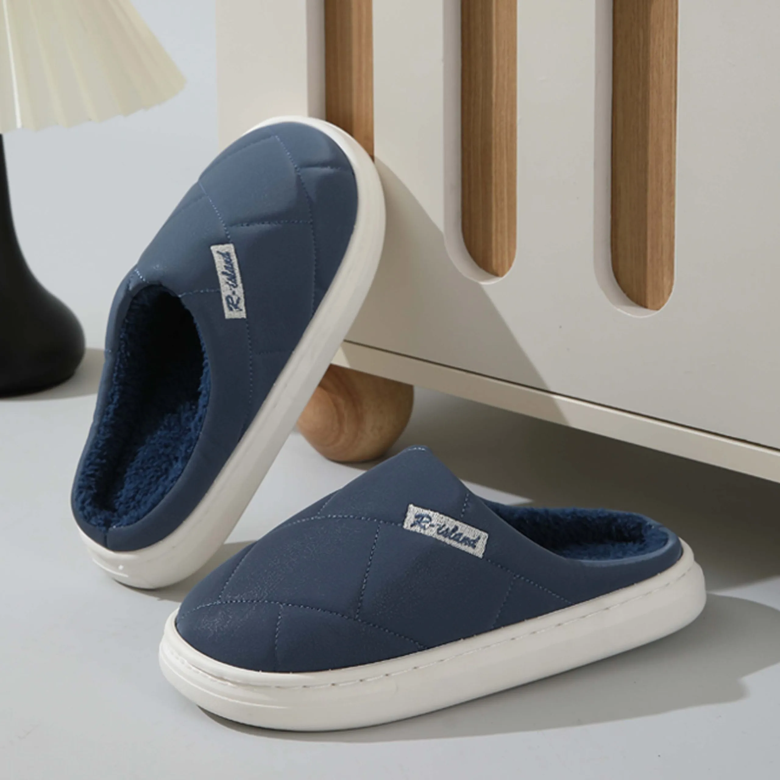 Мъжки пантофи 11009 Navy
