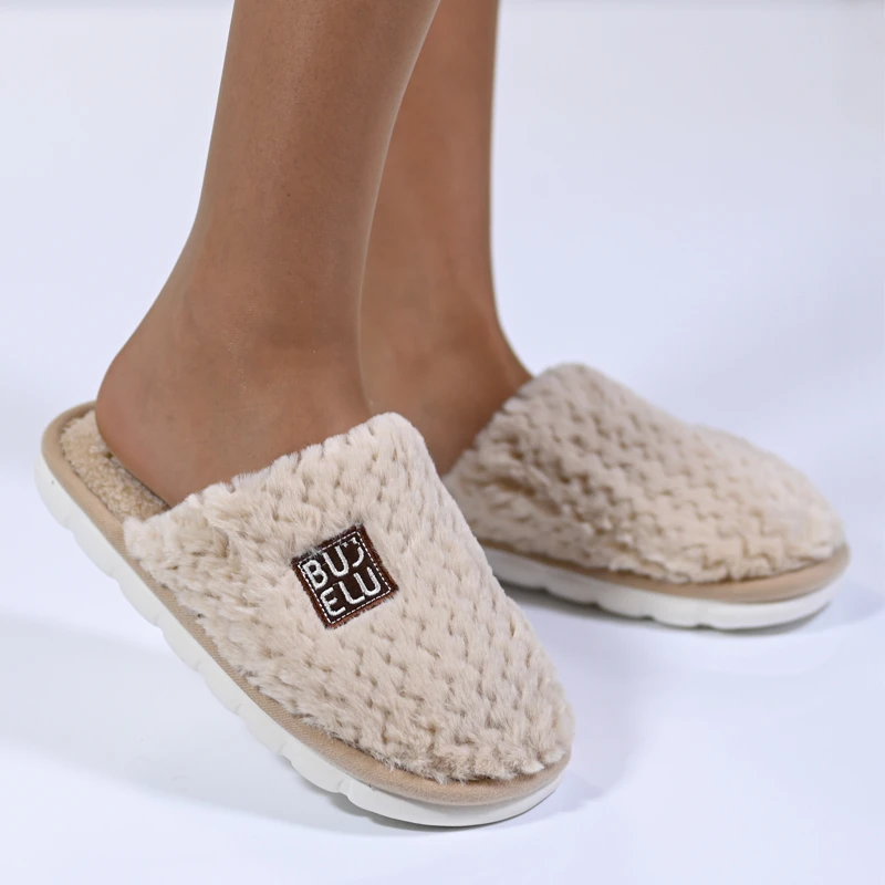 Дамски пантофи 22016 Beige