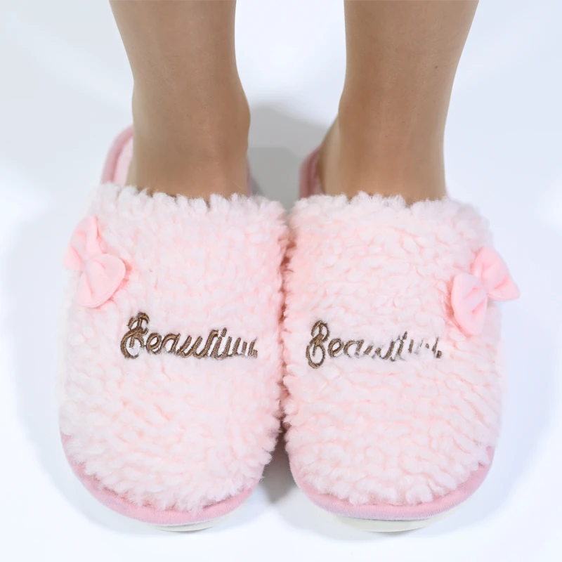 Дамски пантофи W138492 Pink