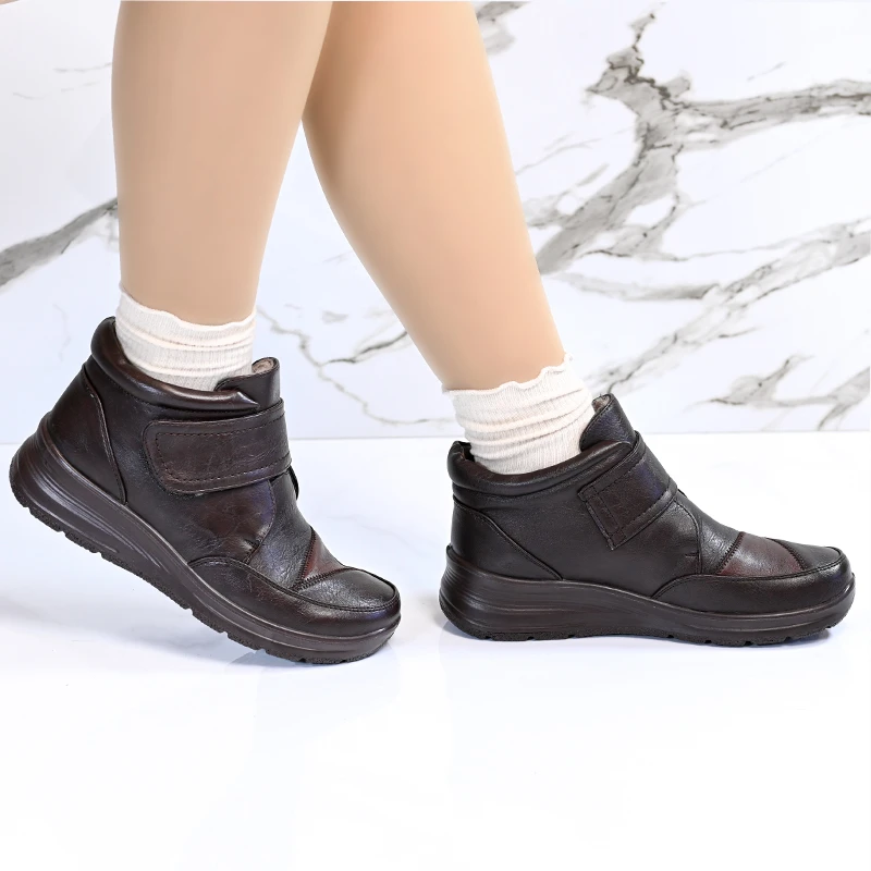 Casual γυναικείες μπότες B1091-2 Brown