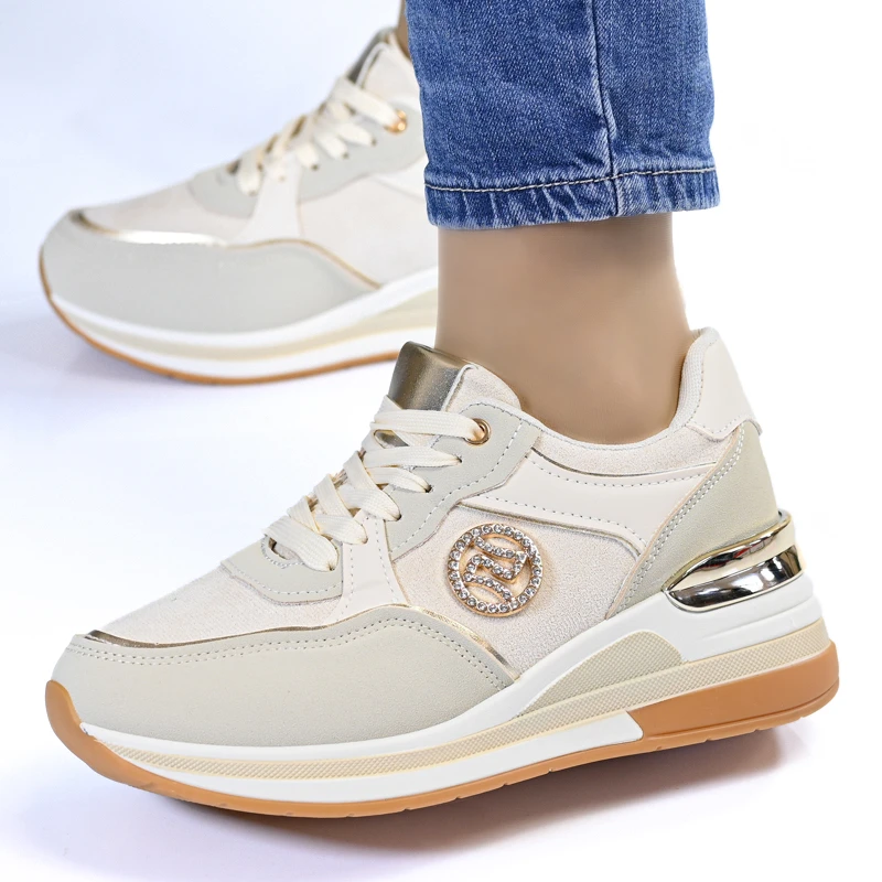 Спортни маратонки D2412-2 Beige