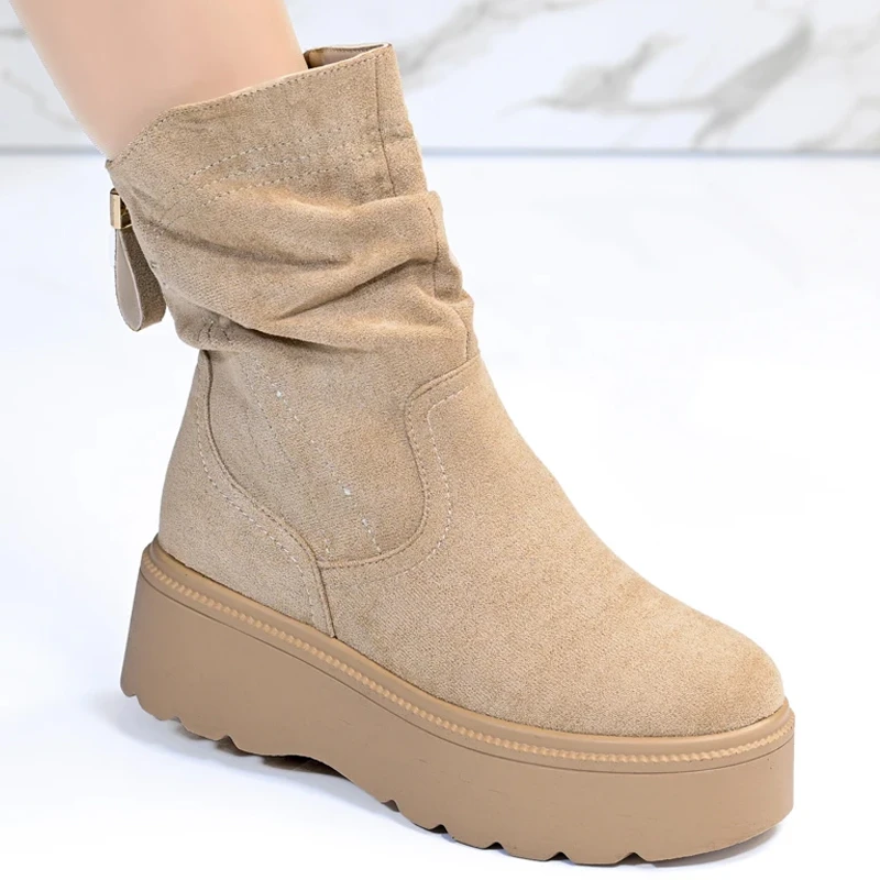 Ежедневни дамски боти B4173-2 Khaki
