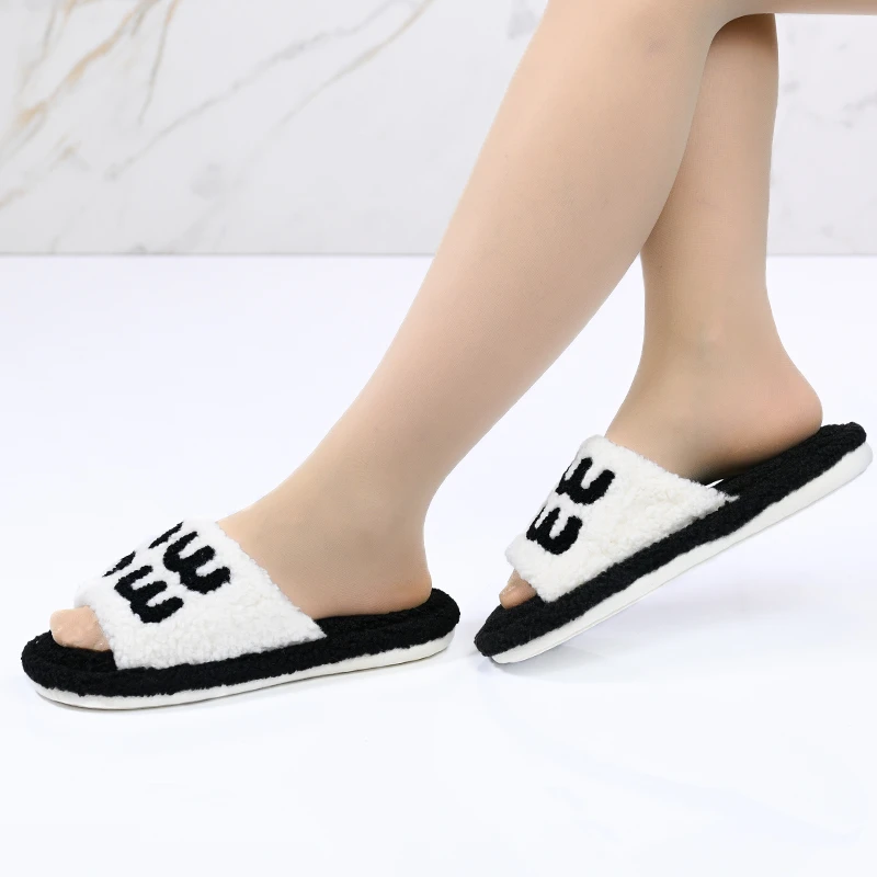 Дамски пантофи D51015 White 