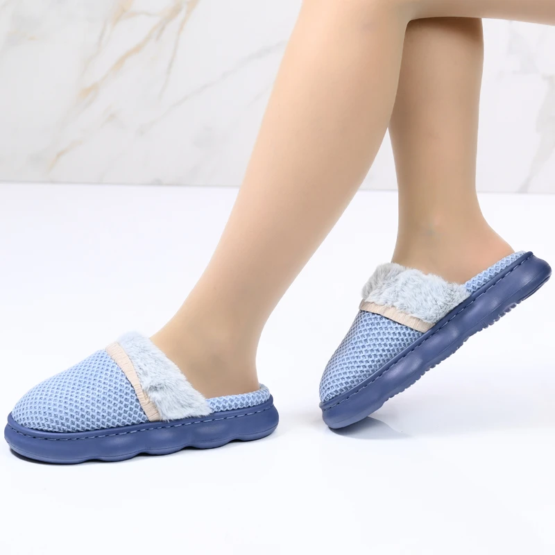 Дамски пантофи 22010 Blue