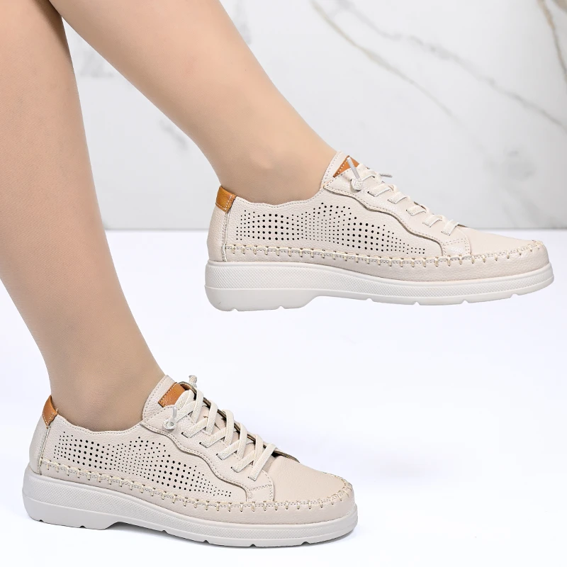 Ежедневни дамски обувки  A18079-2 Beige