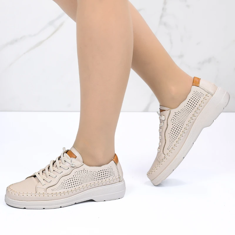 Ежедневни дамски обувки  A18079-2 Beige