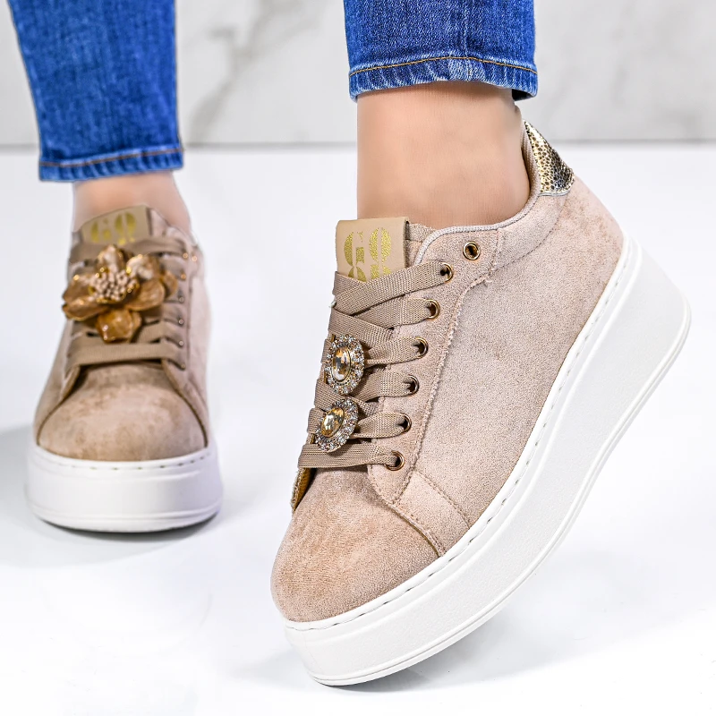 Sneakers D06051-3 Khaki
