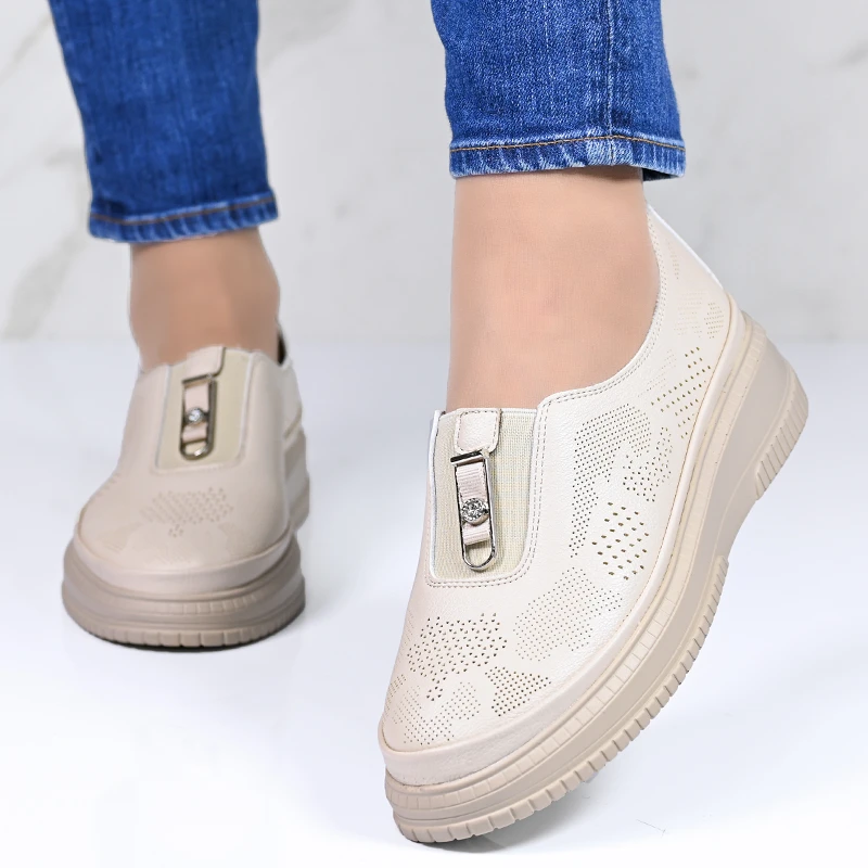 Ежедневни дамски обувки  A18078-3 Beige