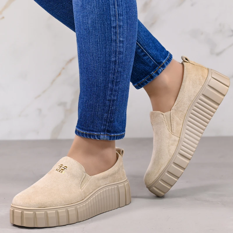 Ежедневни дамски обувки  A18040-2 Beige