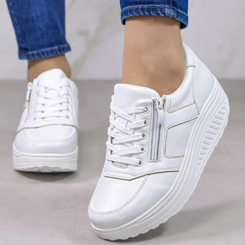 Ежедневни дамски обувки  D18066-2 White