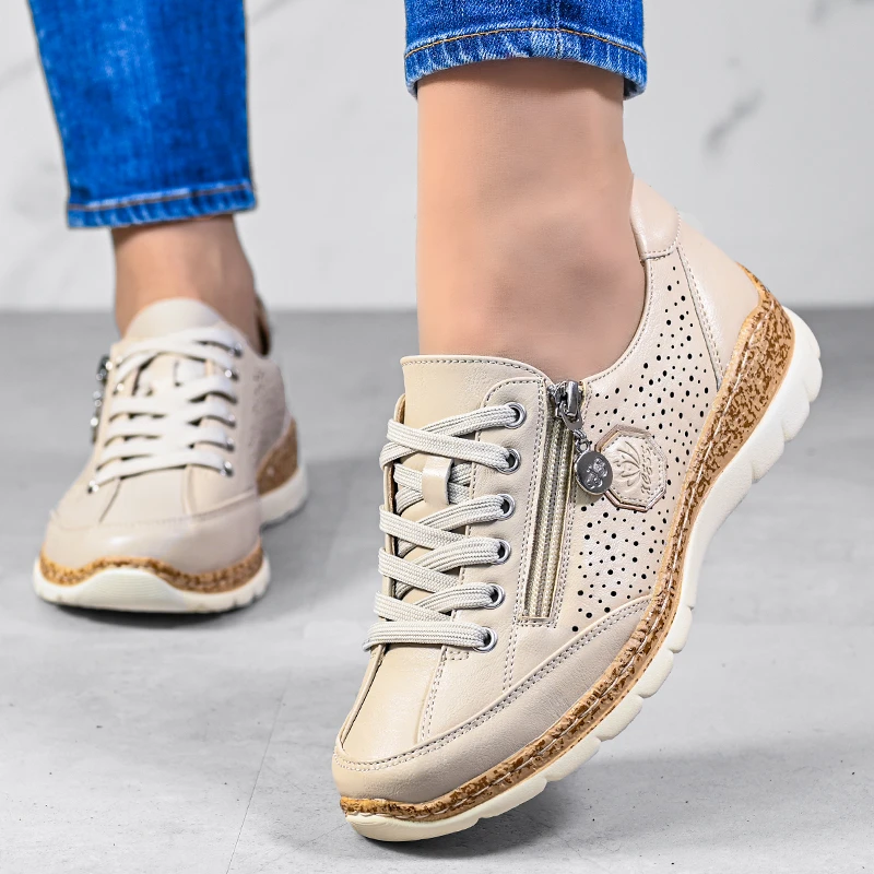 Ženski casual čevlji  A18122-2 Beige