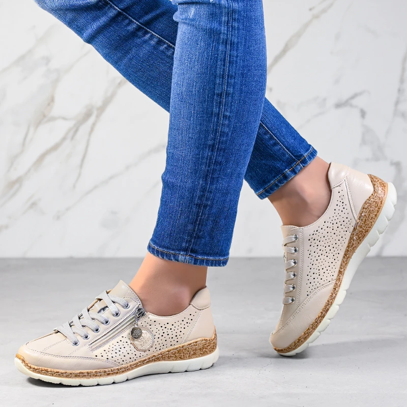 Ženski casual čevlji  A18122-2 Beige