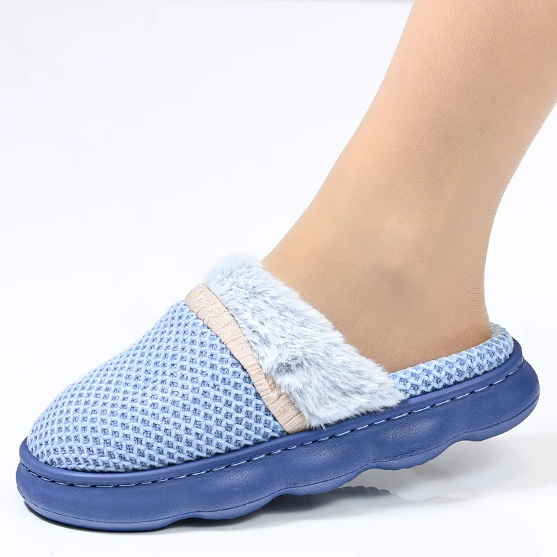 Дамски пантофи 22010 Blue