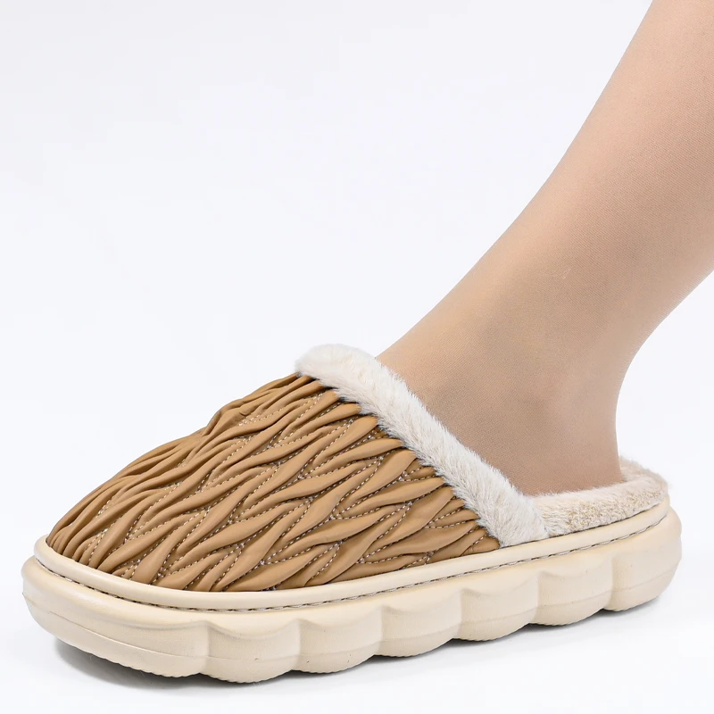 Дамски пантофи 22026 Brown