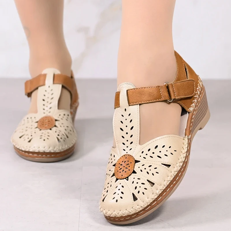 Sandale A18082-3 Beige
