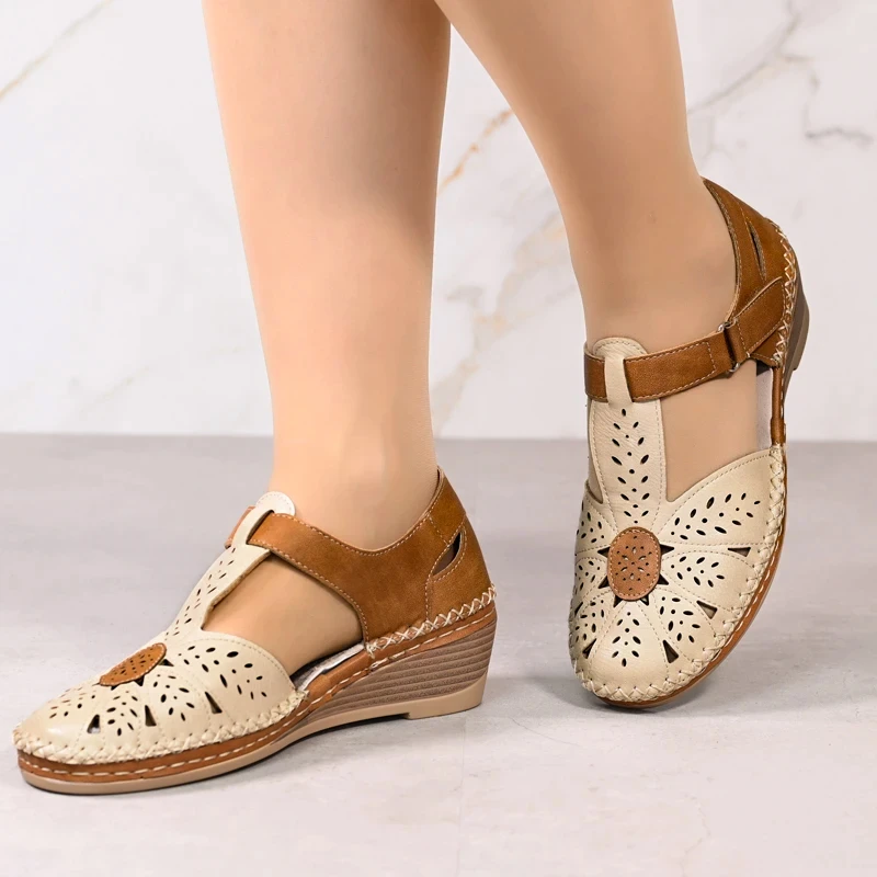 Sandale A18082-3 Beige