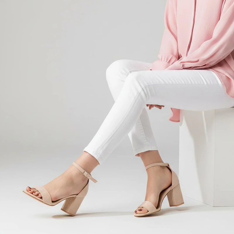 Сандали C5729-5 Beige velour
