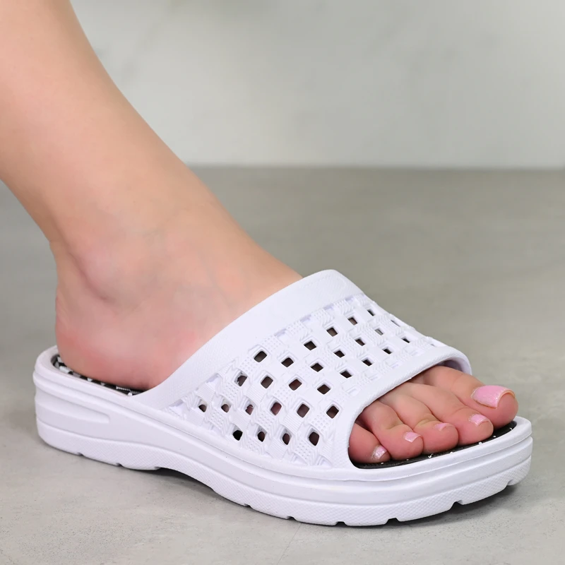 Παντόφλες D45005 White/Black