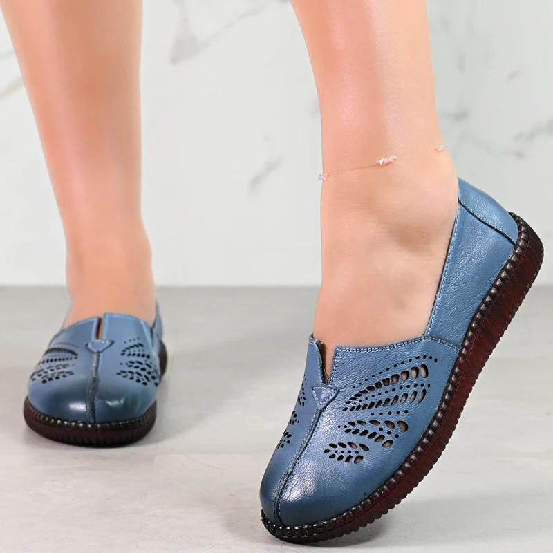 Obuća prirodna koža W043211 Blue