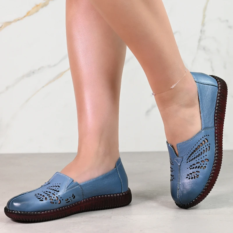 Obuća prirodna koža W043211 Blue