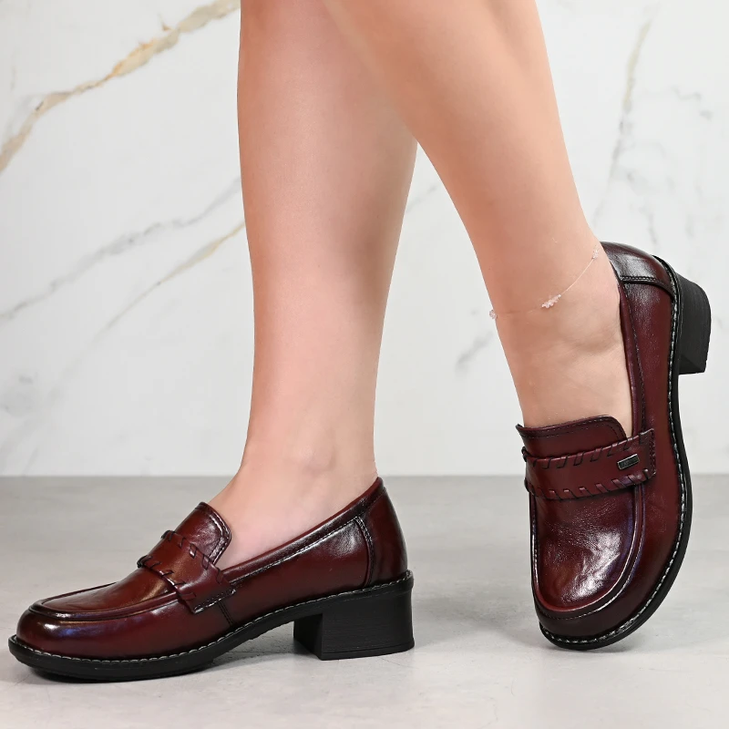 Elegantni ženski čevlji A18182-3 Bordo