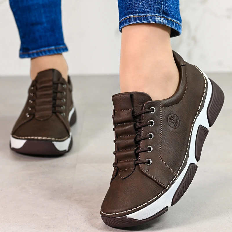 Ženski casual čevlji  A18086-5 Brown