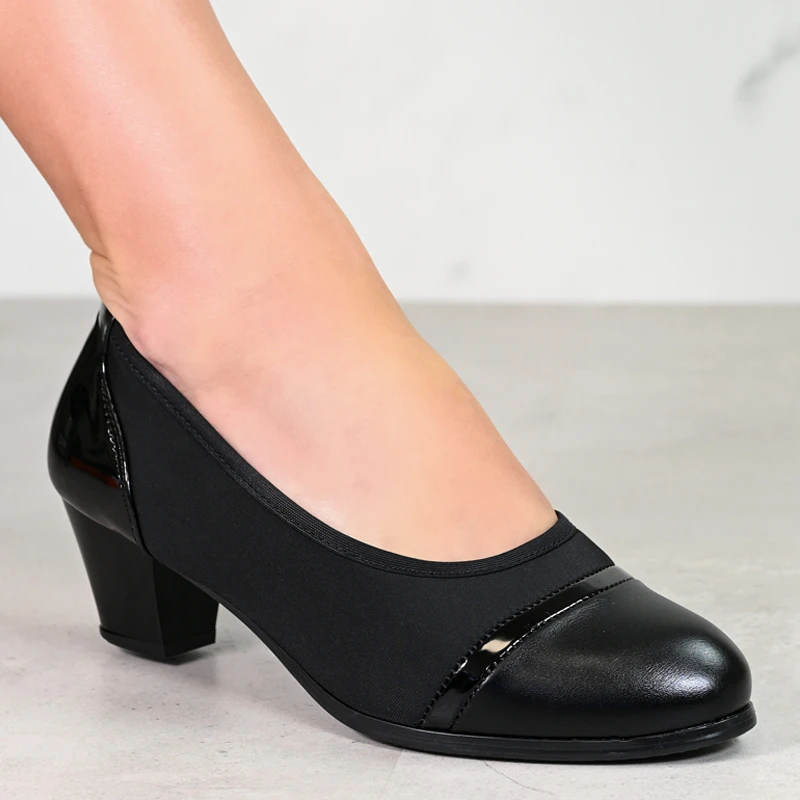 Елегантни дамски обувки A18210-1 Black