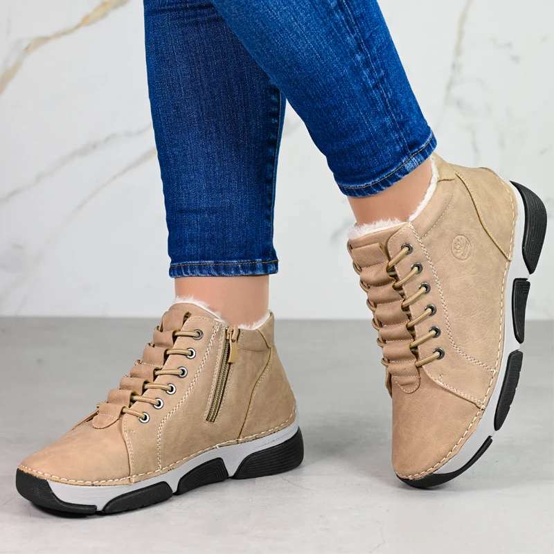 Ежедневни дамски боти B18197-3 Beige
