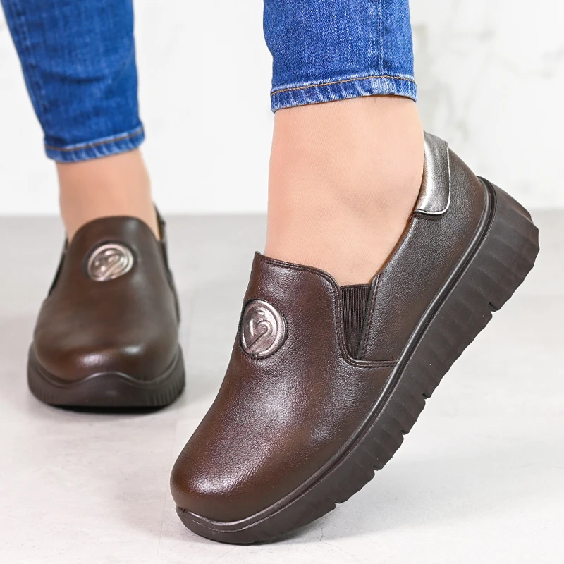 Ежедневни дамски обувки  A18221-2 Brown