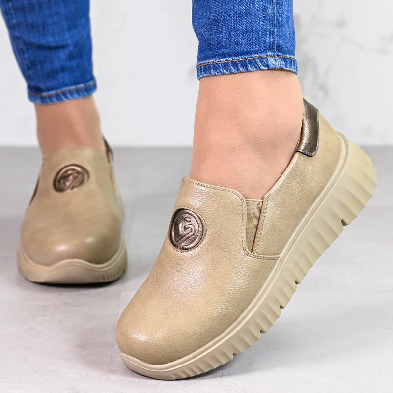 Ежедневни дамски обувки  A18221-3 Khaki