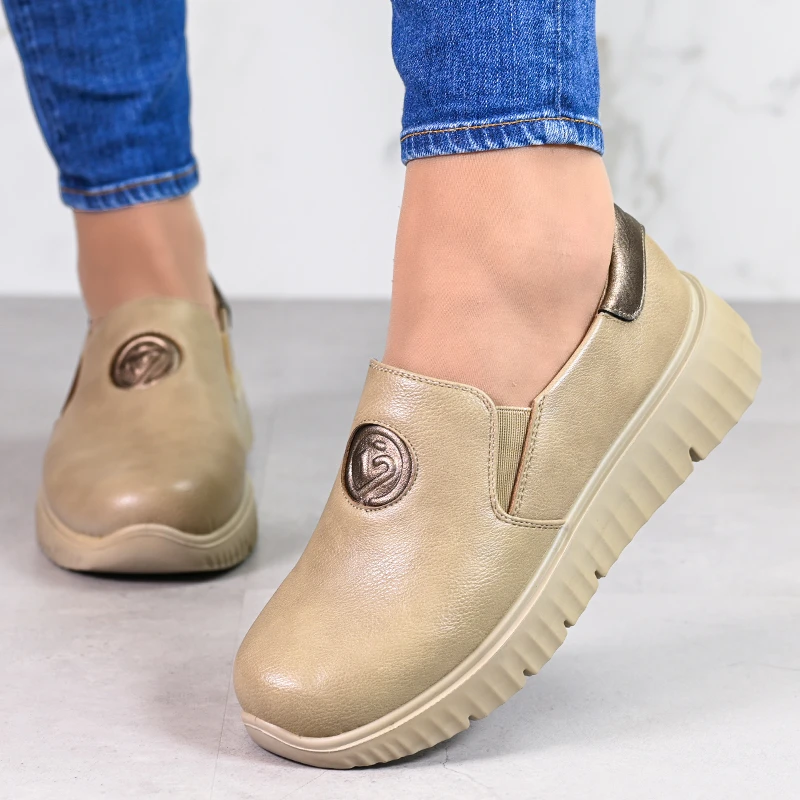 Ежедневни дамски обувки  A18221-3 Khaki