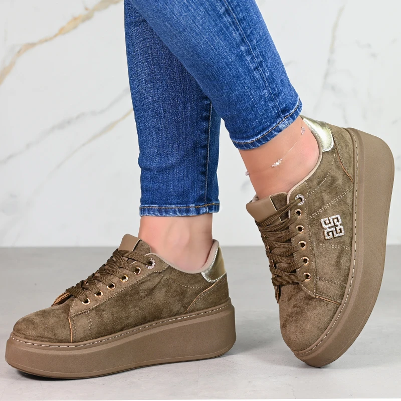 Спортни маратонки D06083-3 Khaki