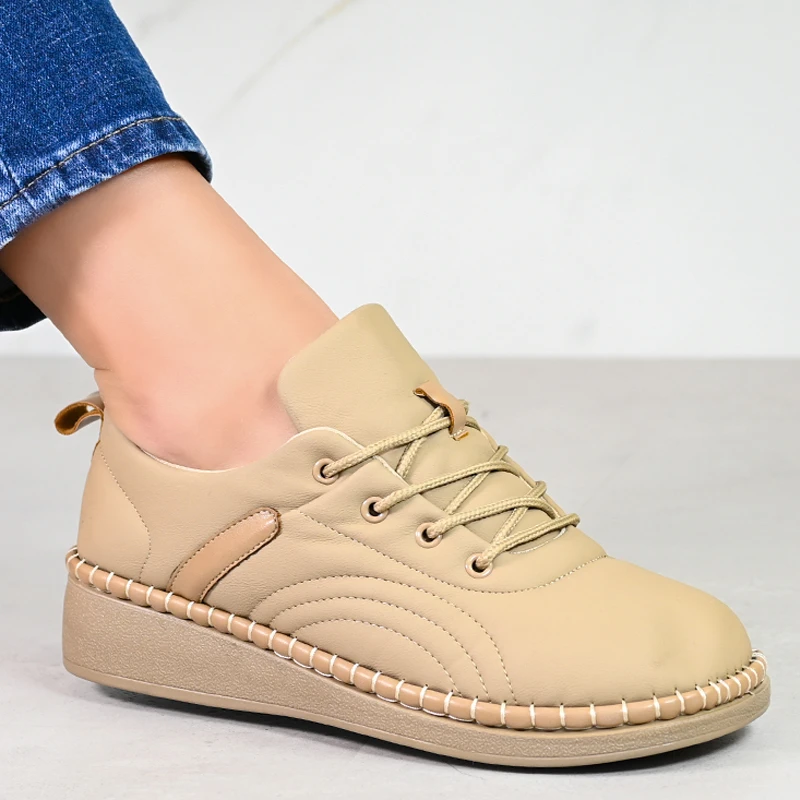Ženski casual čevlji  A18216-3 Khaki