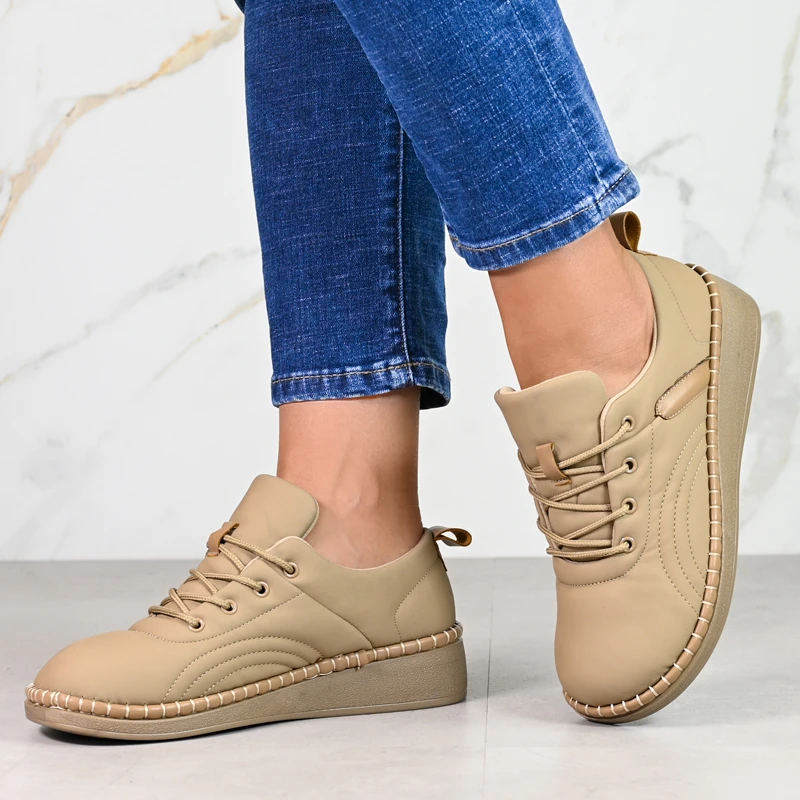 Ženski casual čevlji  A18216-3 Khaki