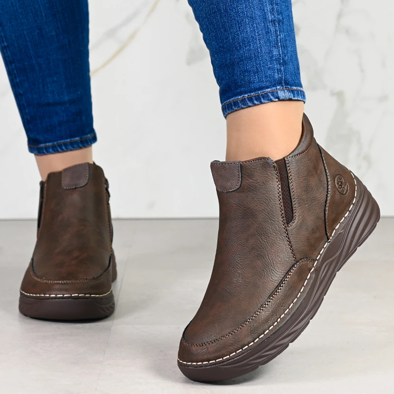 Ежедневни дамски боти B18187-2 Brown