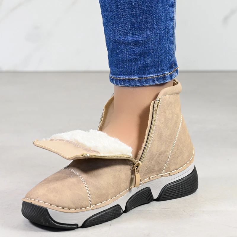 Ежедневни дамски боти B18199-4 Beige