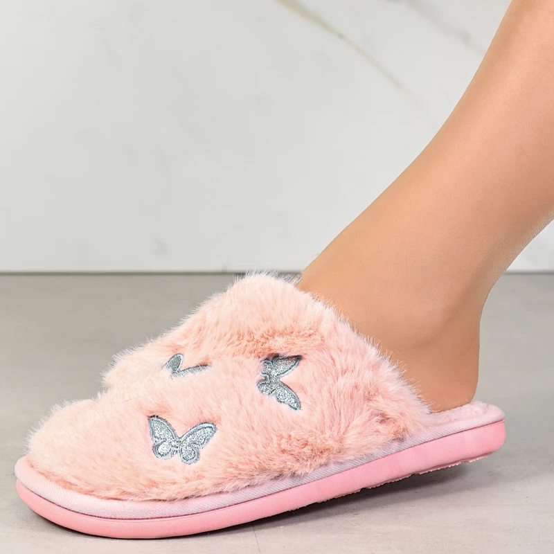 Дамски пантофи D50047 Pink